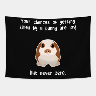 Never Zero Bunny Rabbit Tapestry