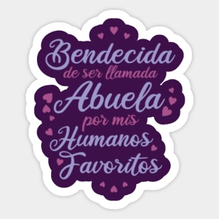 La Mejor Abuela Regalos para Abuela Spanish Grandmother Blue Lovebir