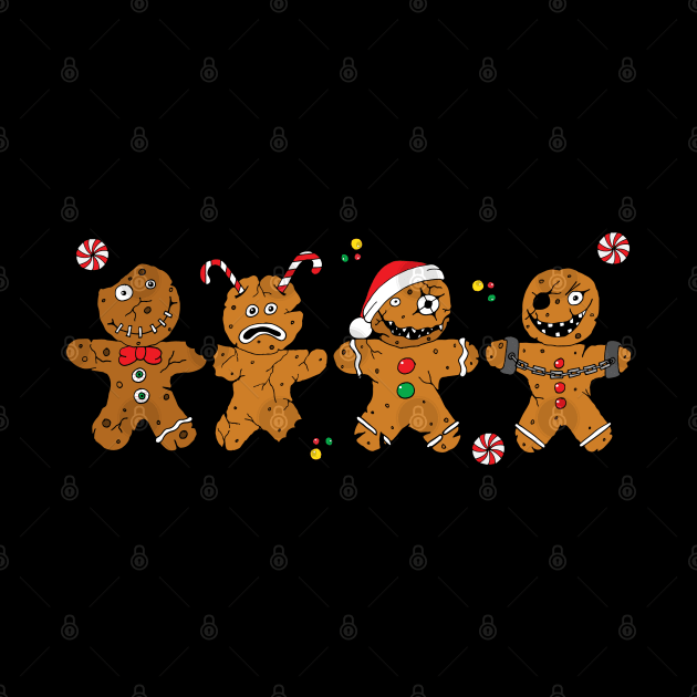 Evil Gingerbread Men by HotHibiscus