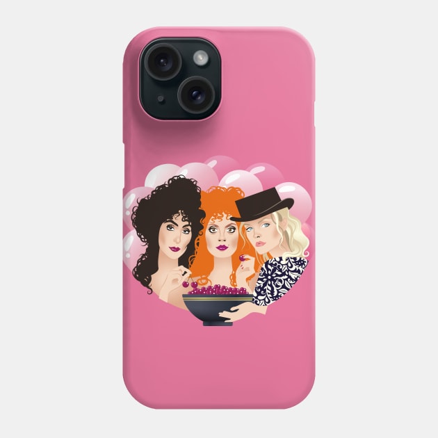 witches of eastwick Phone Case by AlejandroMogolloArt