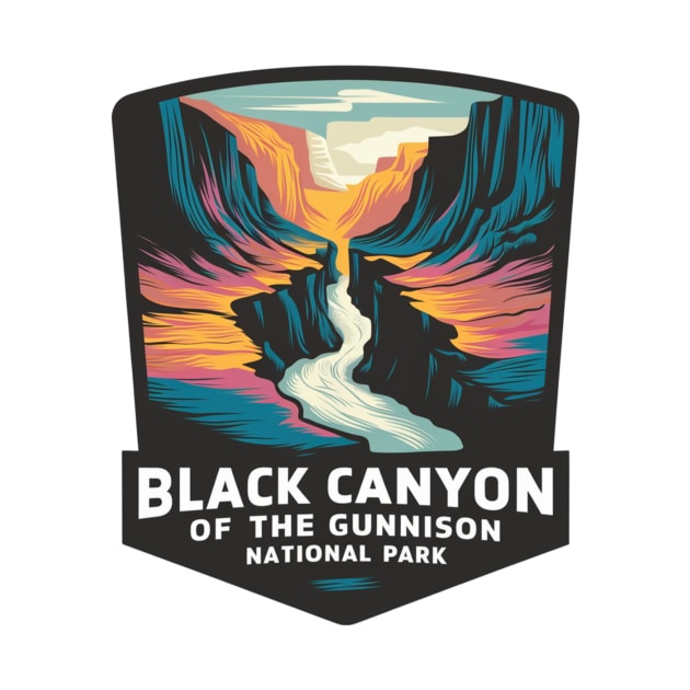 Black Canyon of the Gunnison National Park Emblem by Perspektiva