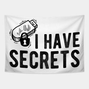 USB I Have Secrets Tapestry