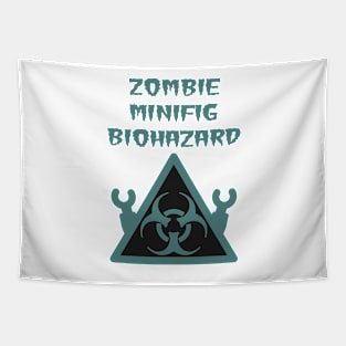 ZOMBIE MINIFIG BIOHAZARD Tapestry