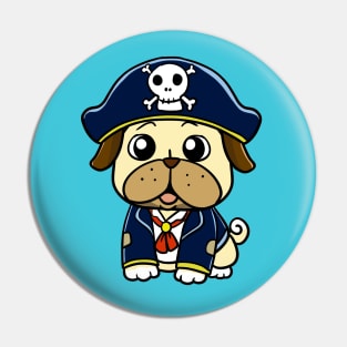 Pirate Pug Pin