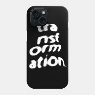 Transformation / 90s Style Aesthetic Typography Design Phone Case