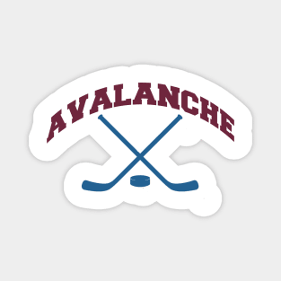 Avalanche Hokey small logo Magnet