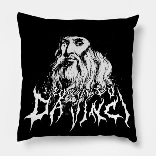 Leonardo Da Vinci Metal Pillow