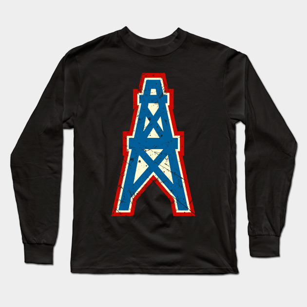 houston oilers long sleeve shirt
