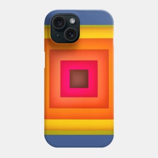 Multicolor Abstract Square Shape Rainbow Spectrum Pattern Phone Case