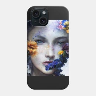 Circe and the floral world Phone Case