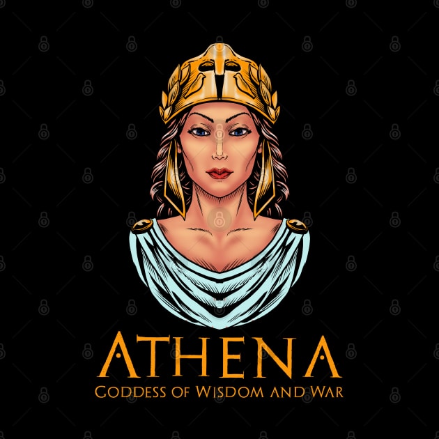 Athena - Goddess Of Wisdom & War - Ancient Greek Mythology by Styr Designs