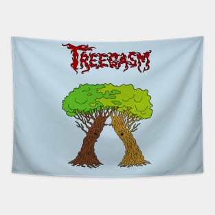 Treegasm With Text Tapestry