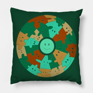 Place for Everyone Puzzle Design Pillow