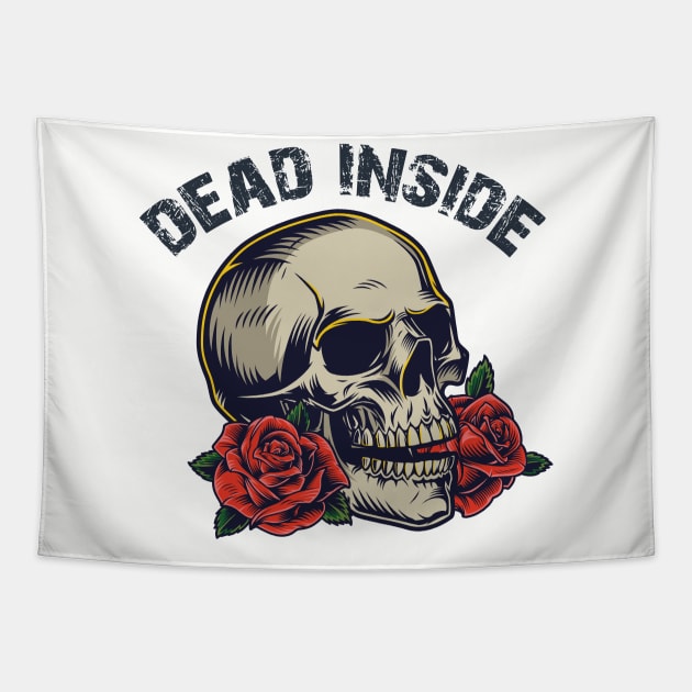 Dead Inside Tapestry by OM Des