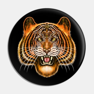 Tiger Siberian Tiger Bengal tiger big cat Pin