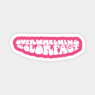 Overwhelming Colorfast "Bubble Logo" Magnet