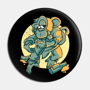 Drunken Monkey Pin