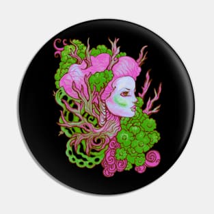 Emerald Posy Spring Dryad Pin