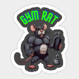 Gym Rats, Gymrats Sticker for Sale by Naked-Alien