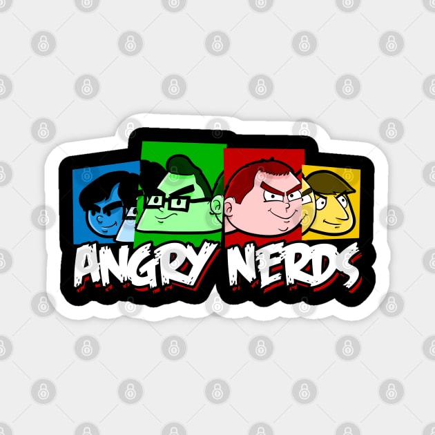 Angry Nerds Magnet by WizzKid