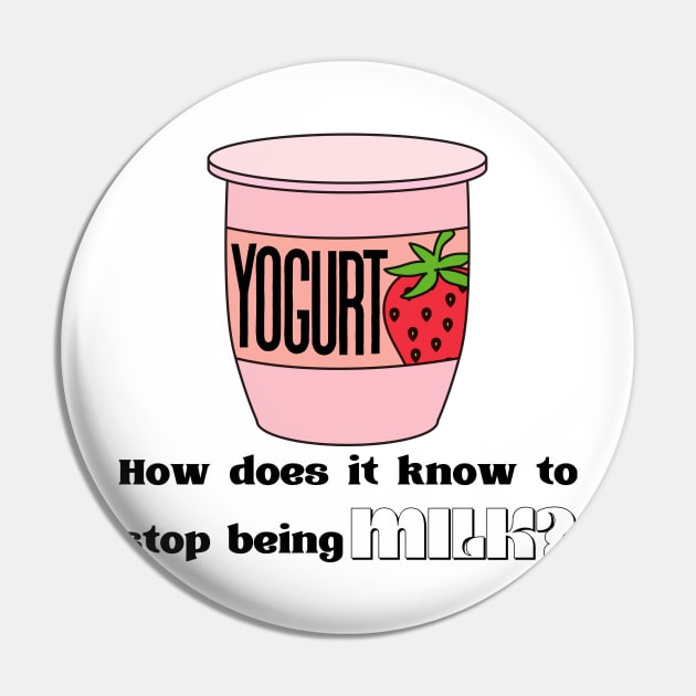 Yogurt - Umbrella Academy Quote Pin by sammimcsporran