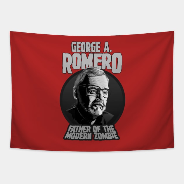 George A. Romero Tapestry by Creepsandbabes