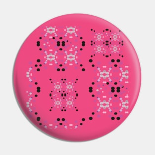 Pink Purple Dots Pin