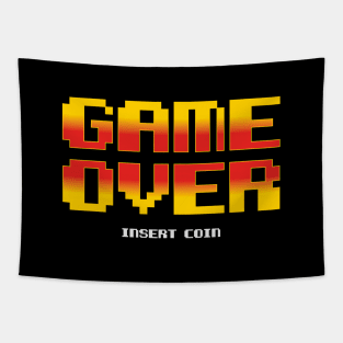 Game Over Retro design. Tapestry