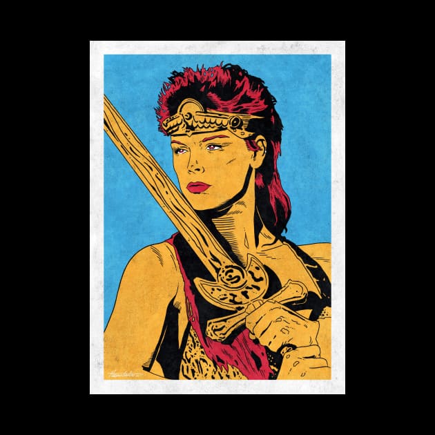 RED SONJA (Pop Art) by Famous Weirdos