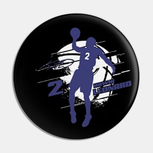 Kawhi Leonard Los Angeles C Silhouette Pin