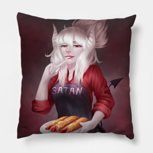 Lucifer from Helltaker Pillow