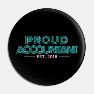 Proud Accountant est 2016 Pin