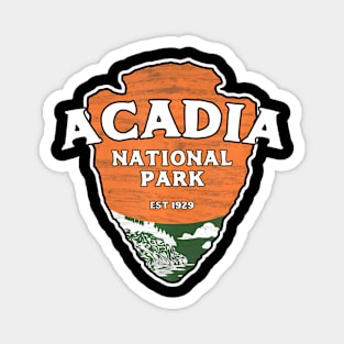 Acadia National Park Arrowhead Sign Magnet