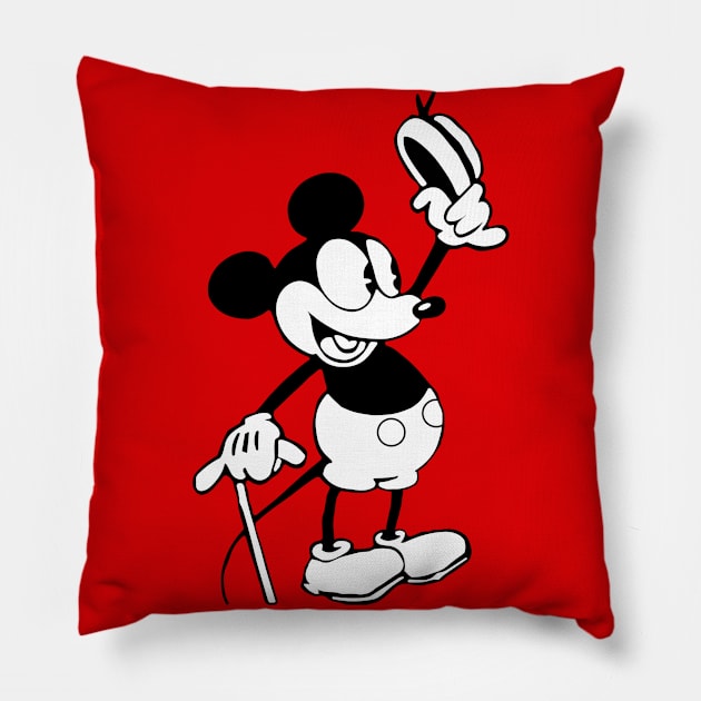 Steamboat Willie. Valentine Couple Pillow by Megadorim