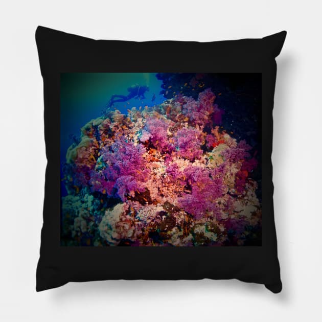 OCEAN BLOSSOM Pillow by dumbodancer