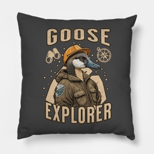 Goose Explorer Outdoor Adventurer Pillow