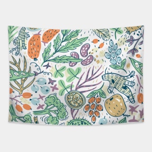 Fruit & Leaf Pattern Tapestry