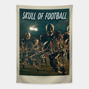 Skull of Football Tapestry