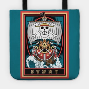 One Piece - Thousand sunny pirates ship Tote