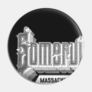 Vintage Somerville, MA Pin