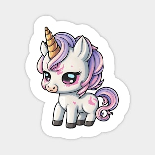 Chibi Spotted Baby Unicorn Magnet