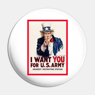 I Want you Pin