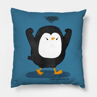 Grumpy Penguin 3 Pillow