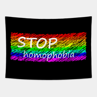 Stop homophobia Tapestry