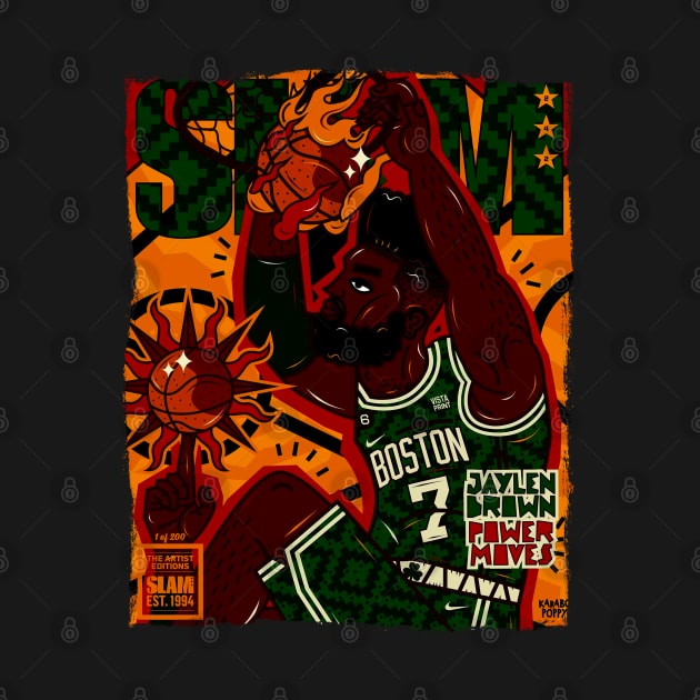 Jaylen Brown - SLAM by Buff Geeks Art