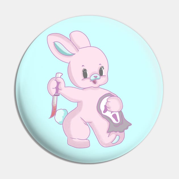 spooky bunny Pin by yourlocalartplug