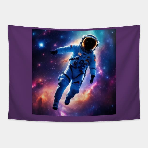 Cosmic Wanderer Tapestry by MAT JAARAK