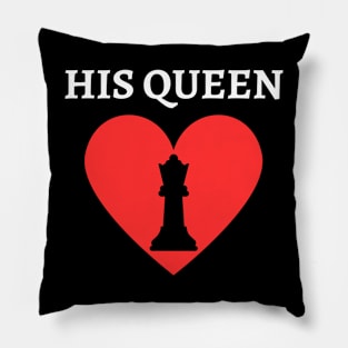 Chess - his queen - valentine Pillow