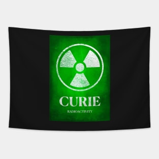 Marie Curie Radioactive Women in Science Poster Tapestry
