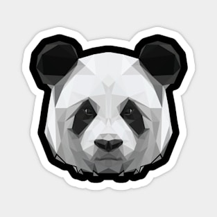 panda lowpoly art Magnet